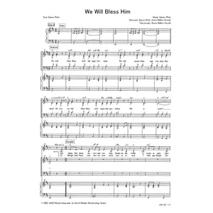 Produktbild des Artikels We Will Bless Him (Noten - Download)