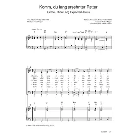 Produktbild des Artikels Komm, du lang ersehnter Retter (Noten - Download)