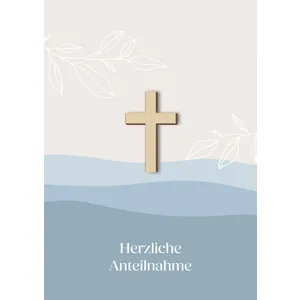 Produktbild des Artikels Faltkarte - Herzliche Anteilnahme (Schreibwaren)