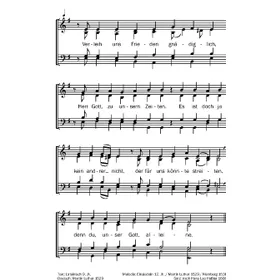 Produktbild des Artikels Verleih uns Frieden gnädiglich (Noten - Download)