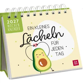 Produktbild des Artikels Ein kleines Lächeln für jeden Tag 2027 - Mini-Wochenkalender (Kalender - Spiralbindung)