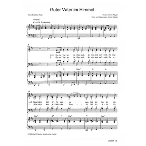 Produktbild des Artikels Guter Vater im Himmel (Noten - Download)