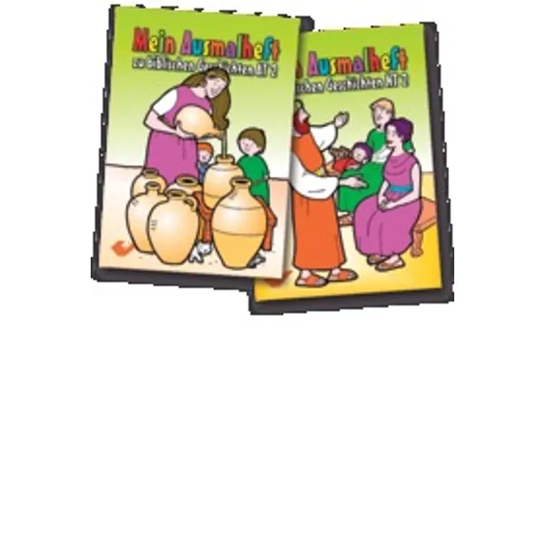 Produktbild des Artikels Mein Ausmalheft zur Bibel AT 2/NT 2 - Paket (Buch - Geheftet)
