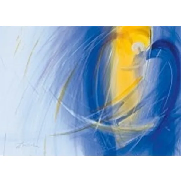 Produktbild des Artikels Kunstkarten "Bergender Engel" 5 Stk. (Schreibwaren)