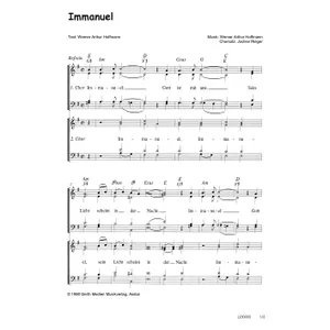 Produktbild des Artikels Immanuel (Noten - Download)