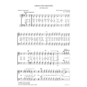 Produktbild des Artikels Groß und mächtig (Noten - Download)
