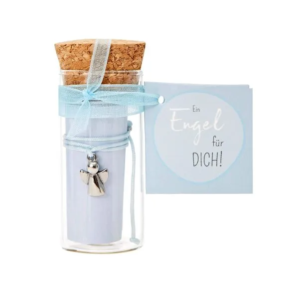 Produktbild des Artikels Armband "Engel im Glas" - hellblau ()