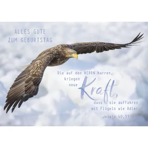 Produktbild des Artikels Faltkarte "Alles Gute zum Geburtstag" - Adler (Schreibwaren)