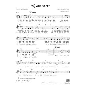 Produktbild des Artikels Wer ist er? (einstimmig) (Noten - Download)
