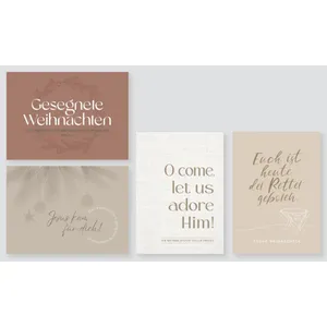 Produktbild des Artikels Minikarten Weihnachten - 12 Stück (Schreibwaren)