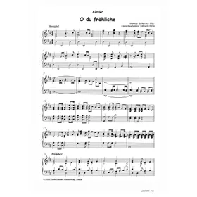 Produktbild des Artikels O du fröhliche (Klavier) (Noten - Download)
