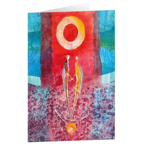 Produktbild des Artikels Kunstkarten "Balance für zwei" 5 Stk. (Schreibwaren)