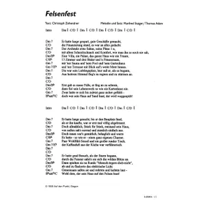 Produktbild des Artikels Felsenfest (Noten - Download)