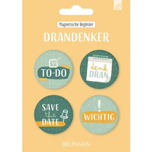 Produktbild des Artikels Magnet-Set 4er - Drandenker (Schreibwaren)