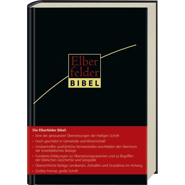 Produktbild des Artikels Elberfelder Bibel - Großausgabe, ital. Kunstleder (Bibel - Kunstleder)