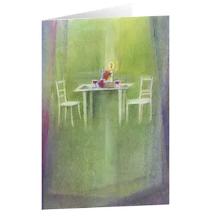 Produktbild des Artikels Kunstkarten "Gedeckter Tisch" 5 Stk. (Schreibwaren)