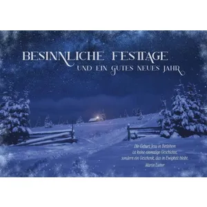 Produktbild des Artikels Postkarten "Besinnliche Festtage" 12 Stück (Schreibwaren)