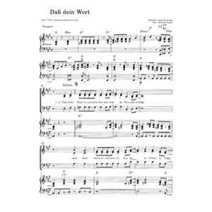 Produktbild des Artikels Dass dein Wort in meinem Herzen (Noten - Download)