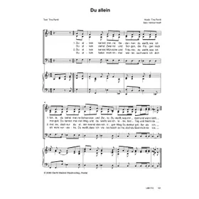 Produktbild des Artikels Du allein (Noten - Download)