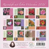 Stimmungsbild zu Rosenduft mit lieben Wünschen 2026 - Postkartenkalender