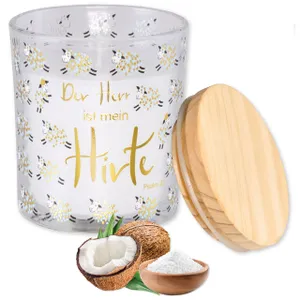 Produktbild des Artikels Duftkerze "Der Herr ist mein Hirte" (Gold-Edition) ()