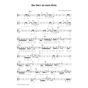Produktbild des Artikels Der Herr ist mein Hirte (Noten - Download)