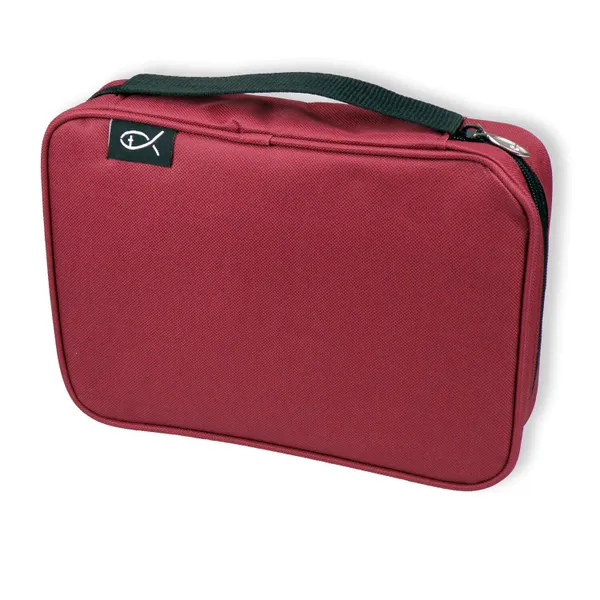 Produktbild des Artikels Bibel-Tasche "Fisch" groß - weinrot ()