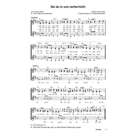 Produktbild des Artikels Sei du in uns verherrlicht (Noten - Download)