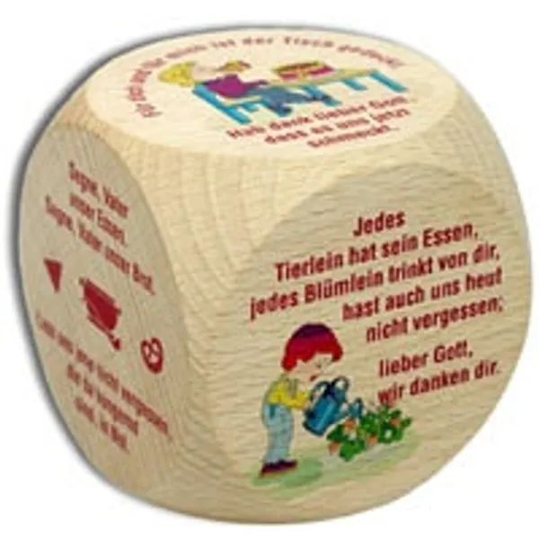 Produktbild des Artikels Gebetswürfel "Tischgebete Kinder" ()