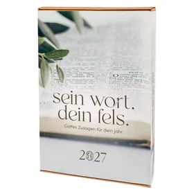 Produktbild des Artikels Sein Wort. Dein Fels. 2027 - Postkartenkalender (Kalender - Spiralbindung)