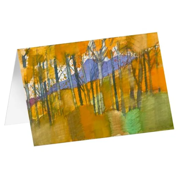 Produktbild des Artikels Kunstkarten "Goldener Herbst" 5 Stk. (Schreibwaren)