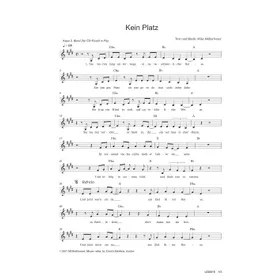 Produktbild des Artikels Kein Platz (Noten - Download)