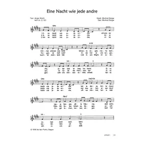 Produktbild des Artikels Eine Nacht wie jede andre (Noten - Download)