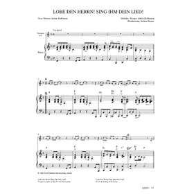 Produktbild des Artikels Lobe den Herrn! Sing ihm dein Lied (Noten - Download)