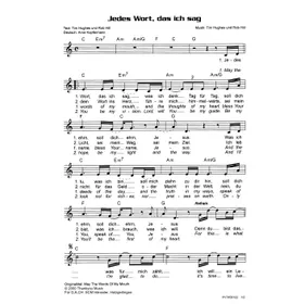 Produktbild des Artikels Jedes Wort, das ich sag (Noten - Download)