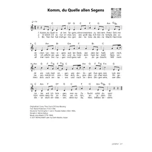 Produktbild des Artikels Komm, du Quelle allen Segens (Noten - Download)