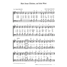 Produktbild des Artikels Herr Jesus Christus auf dein Wort (Noten - Download)