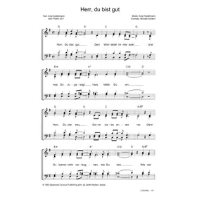 Produktbild des Artikels Herr, du bist gut (Noten - Download)