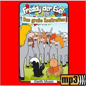 Produktbild des Artikels Das große Eseltreffen - Folge 49 (MP3-Hörspiel - Download)