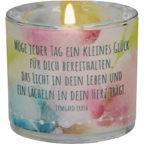 Produktbild des Artikels Windlicht LichtMomente "Wünsche für dich" - Geburtstag ()