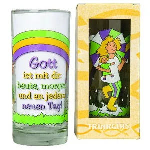 Produktbild des Artikels Trinkglas "Regenbogen" ()