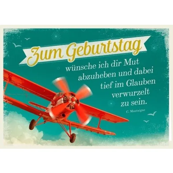 Produktbild des Artikels Faltkarte - Geburtstag (Schreibwaren)