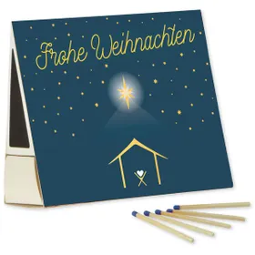 Produktbild des Artikels Zünd-Haus-Schachtel: Frohe Weihnachten ()