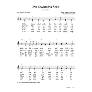 Produktbild des Artikels Der Sturmwind heult (Noten - Download)