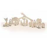 Stimmungsbild zu Adventskrippe