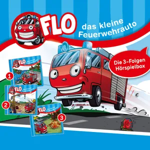 Produktbild des Artikels Flo - das kleine Feuerwehrauto (Folgen 1-3) (MP3-Hörspiel - Download)