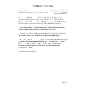 Produktbild des Artikels Schönster Herr Jesu (Noten - Download)