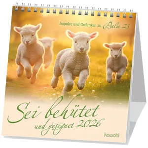Produktbild des Artikels Sei behütet und gesegnet 2026 - Postkartenkalender (Kalender - Spiralbindung)