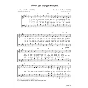 Produktbild des Artikels Wenn der Morgen erwacht (Noten - Download)