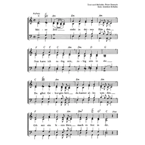 Produktbild des Artikels Meine Zeit steht in deinen Händen (Noten - Download)